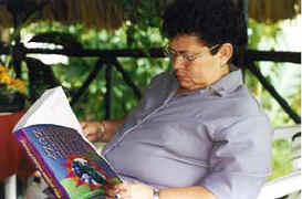 Nuestras Woman Reading